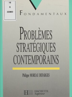 cover image of Problèmes stratégiques contemporains